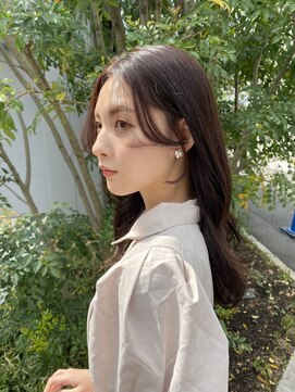 ガーランド (Garland) 大人かわいい顔まわりレイヤーピンクベージュ小顔レイヤーカット