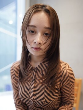 ニコ トウキョウ 渋谷(nico TOKYO) レイヤーカット/顔まわりカット/透明感/オリーブベージュ/渋谷