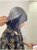 インナーカラー/シルバーカラー/ネイビーカラー