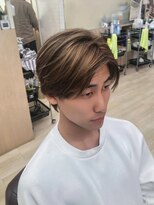 アクトスタイリッシュヘアー 知立(Act stylish hair)&nbsp;メンズカルマセンターナチュラルリバースソフトベージュカラー