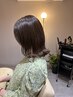 カット+カラー+ヘッドスパ ¥13000