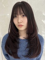 アンダーバーホワイト モデ 富田林店(_WHITE mode)&nbsp;ハイライトカラーミルクティーベージュレイヤーカット