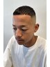 カット+顔剃り+眉カット+パック ＊スキンフェード可能＊