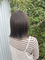 アドラーブル 松崎店(adorable)&nbsp;【外ハネボブ】【アッシュグレージュ】10代20代30代