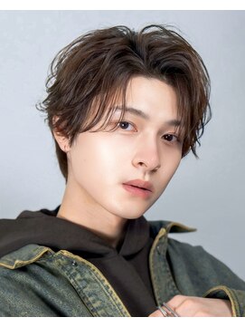 オーシャントーキョー 渋谷神南(OCEAN TOKYO) ニュアンスパーマツーブロック人気センターパート