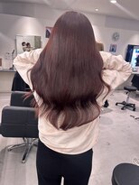 キング(K!ng)&nbsp;縮毛矯正髪質改善ハイライトレイヤーカット楠葉美容室エクステ