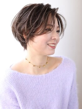 キッカ 津田沼 奏の杜店(CHICCA)の写真/【表参道の技術をCHICCAで♪】白髪でもカラーを楽しめる◎カット＋コラーゲンカラー＋TR¥11000/津田沼駅