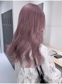 イメチェン/ホワイトブロンド/外ハネボブ/ワイドバング/渋谷