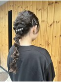【buZonブゾン】 ロングでもできる編み下ろしアレンジ