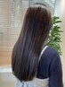 【２.3回目限定】カット+髪質改善ストレート+内部補給TR　23,760円→21,390円