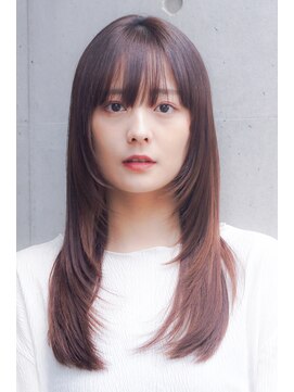 ディアバイストロー 栢山店(Dear by Straw) レイヤーカット×ぱっつん前髪