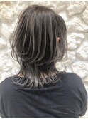 #ウルフカット#バレイヤージュ