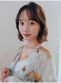 大人可愛い/レイヤーボブ/フェイスレイヤー