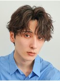 マッシュウルフシャドウパーマ無造作パーマfifthメンズパーマ