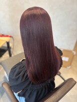 フィエルウメダ(Fier umeda)&nbsp;ブリーチ無しダブルカラー◎ボルドーカラー☆