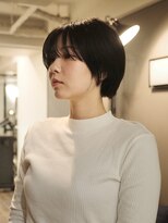 ネロ ヘアサロン 渋谷(NERO HAIR SALON)&nbsp;【倉田真希】大人ショート  うざバング  丸みショート  前髪あり