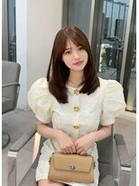 ラル 立川南口(lar)&nbsp;あかねミ_黒髪小顔オリーブグレーココアベージュクラゲヘアー