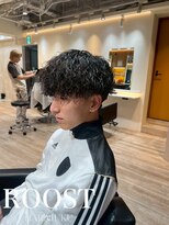 ルースト 原宿店(ROOST)&nbsp;MEN’S HAIR/波巻ツイストスパイラル/フェザーパーマ/原宿