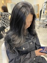 アヴァンス 広島本通店(AVANCE.) 着物ヘア/大人ガーリー/ダークアッシュ/似合わせカット