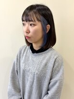 ミモラ(mimola)&nbsp;インナーカラー/寒色系カラー/インナーブルー