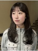 レイヤーカット レイヤーロング 顔周りカット