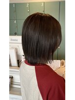 リーク(LEEK)&nbsp;スタイリング簡単！切りっぱなしボブ