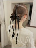 ツインお団子[新宿/新宿駅/ヘアセット/ヘアメイク]