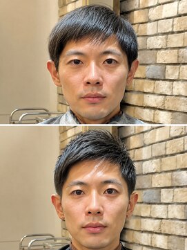 リライブ 名古屋(RELIVE) 20代30代40代U字メンズショートアップバング名古屋国際センター