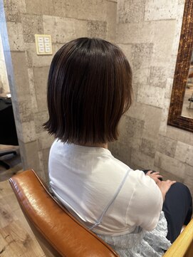 ヘアサロン アプリ(hair salon APPLI) 王道可愛い♪切りっぱなしボブ