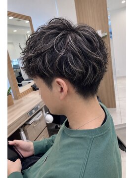 アッシュ 等々力店(Ash) メンズハイライト #メッシュ #白髪ぼかし 等々力/自由が丘