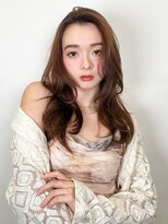 ラフィス ヘアー リーベ 京都駅前店(La fith hair liebe)&nbsp;【La fith】ニュアンスヘア×ゆるふわ巻き×大人可愛いスタイル