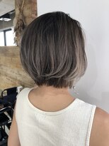 フォーク(FOLK)&nbsp;恵比寿×YAMATO 外国人風オーシャンブルージュ_小顔ボブ