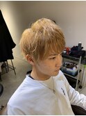 メンズハイトーンカラー☆ミルクティーベージュ
