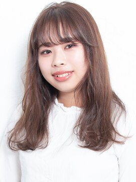 ボウ(BEAU) 女度UP♪レイヤー×ラベンダーベージュの柔らかスタイル