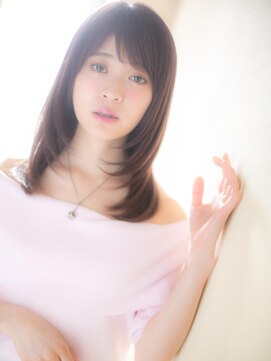 モッズ ヘア 福岡姪浜店(mod's hair) *mod's姪浜*…さらつやワンカール小顔ストレートセミディd