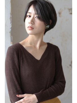 ラファンジュ ヘアー クレオ(Rohange hair Creo) 【Creo】大人カジュアルショートボブ×ダークショコラカラー