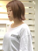 ラフト(Raft)&nbsp;切りっぱなしピンクグレージュ