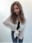 パールホワイトバレイヤージュ【池袋、ヘアカラー、髪質改善】