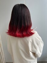 アデプト 金町店(adept)&nbsp;【adept金町 軽米スタイル】☆グラデーション×チェリーピンク☆