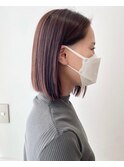切りっぱなしボブ