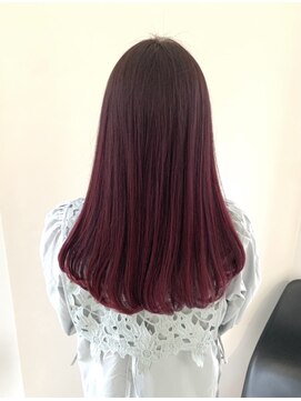 ヘアー ミッション 心斎橋店(hair Mission) ピンクバイオレットグラデーション