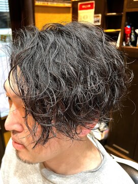 ヒロギンザバーバーショップ 大宮店(HIRO GINZA BARBER SHOP) 波巻きスパイラルパーマ 大宮 埼玉