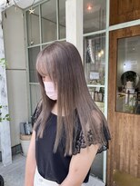ラウブロッサム 大宮西口店(Lau Blossom) ミルクティーベージュグレージュブリーチ無しダブルカラー大宮