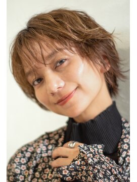 ヘアメイク オー(HAIR MAKE.O) くせ毛風リラックスショートボブ