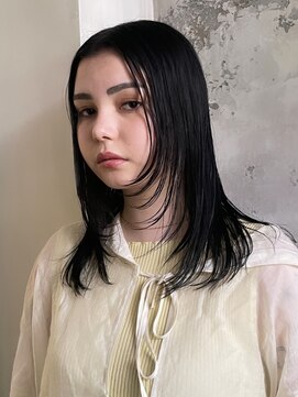 アデ オモテサンドウ(ade omotesando) 黒髪/似合わせカット/イメチェンヘアスタイル/ハッシュカット