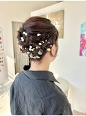 成人式や結婚式のヘアアレンジ　アップスタイル