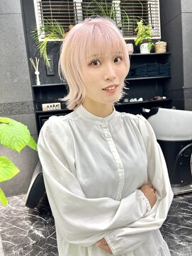 チュダック(ChuDuck) 韓国風《ペールピンク》ハイトーン/ケアブリーチ/ダブルカラー