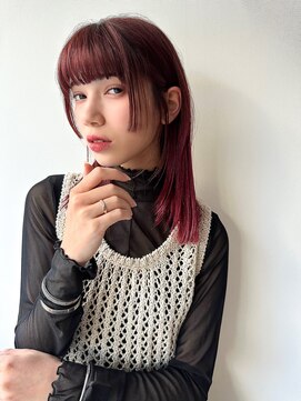 アッシュ 祐天寺店(Ash) パツっとラインのレイヤーボブ