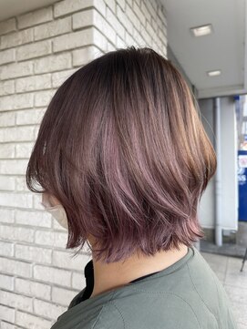 オーガニックエコ 川越(organic+eco) レイヤーボブ＋インナーカラー