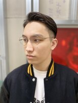 メリケンバーバーショップ トーキョー(MERICAN BARBERSHOP TYO)&nbsp;ハイライト/マッシュパーマ/ウルフ/アッシュブラック118